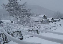 украину завалило снегом